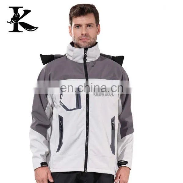 Custom Printed Waterproof Jacket Embroidered Hiking Windproof Softshell Jacket photo-2