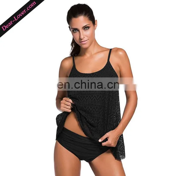 Women Spaghetti Straps Bathing Suits Tankini Sets