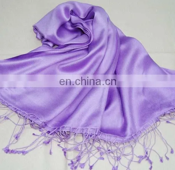 Plain Silk Scarves,100% Silk Shawls photo-3