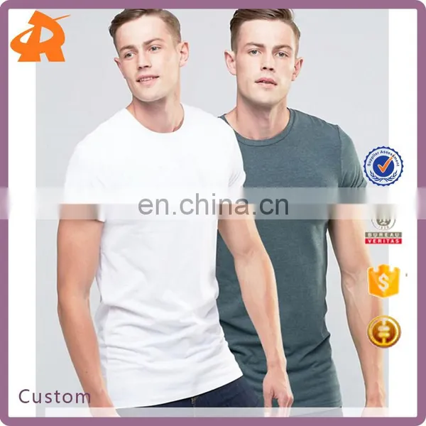 Provide OEM Service Design Custom Man T-shirt Printing With Roll Sleeve