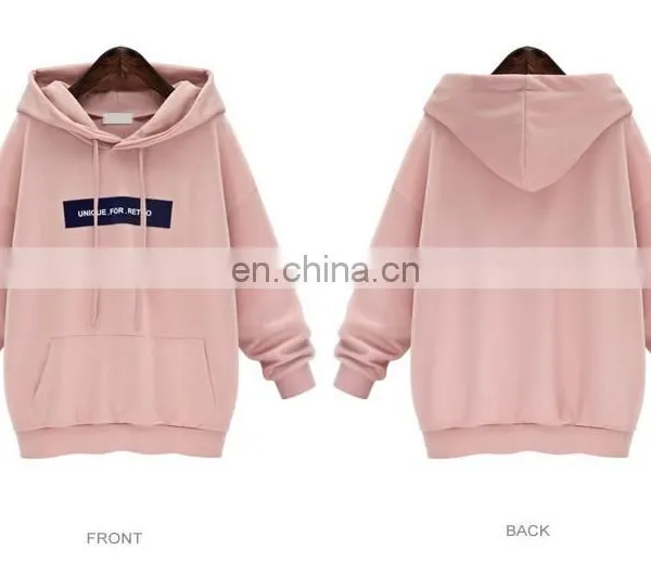 Clothing Factory China Supplier Crewneck Sweatshirt Women Dropped Shoulder Cotton Sweatshirt photo-2
