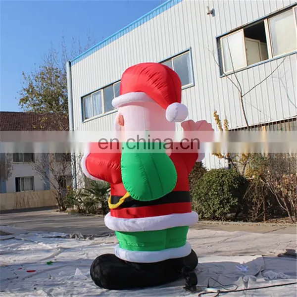Outdoor Giant Christmas Inflatable Santa Claus for Christmas Decoration Customized photo-5