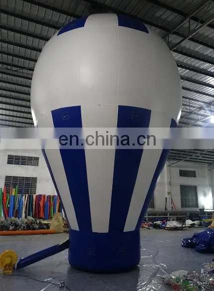 Cheap Giant Advertising Inflatable Rooftop Blue Ground Balloon photo-4
