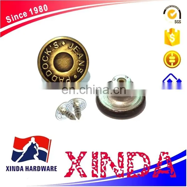 17mm Metal Buttons, With Custom Design, Rhinestone Buttons photo-2