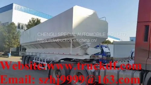 2018s High Quality and Competitive Price 3 Axles LHD CLW Brand Electronic Discharging Feed Tank Trailer for Sale photo-2