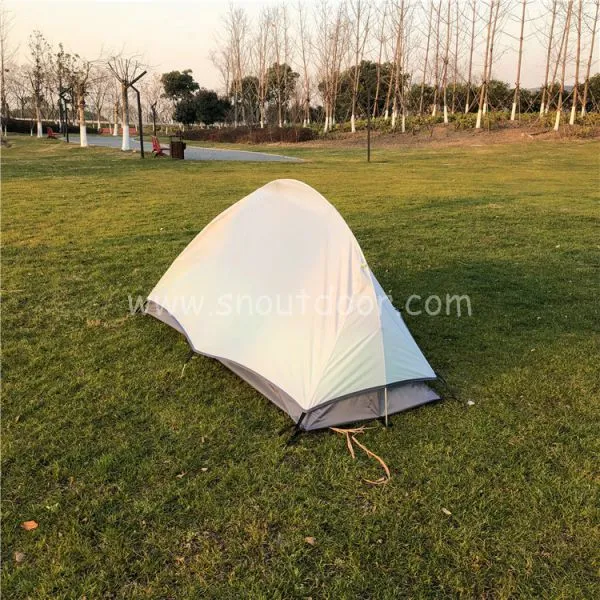 1 Person Tent 1.4kg One Man Ultralight Hiking Equipment Waterproof SNZP015 Single People Double Layers Tents Outdoor Camping photo-5