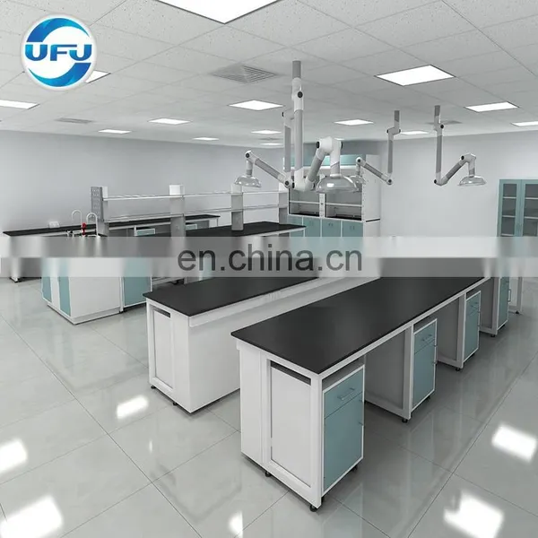 Laboratory Furniture Chemical Resistant Workstation For Chemistry Lab Work Table photo-4