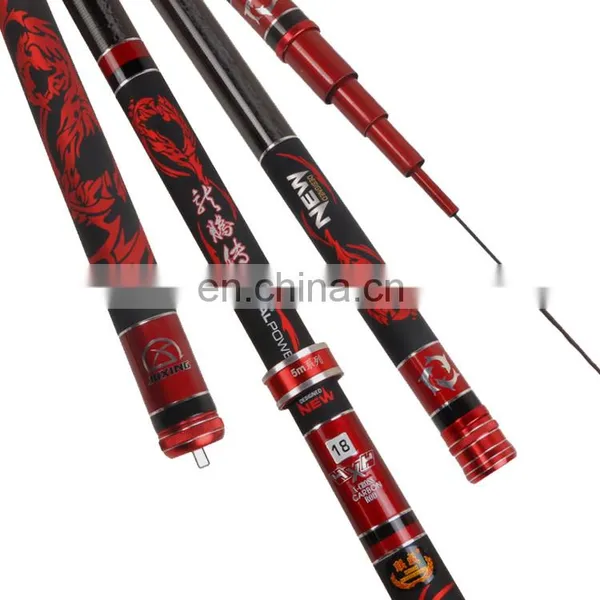 Super Light Hard Carbon Fiber 4.5 m Fishing Rod Telescopic for River Fishing photo-5