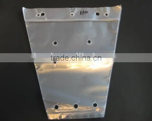 Transparent LDPE China Made Plastic Bag for Vegetable Package With Holes photo-3