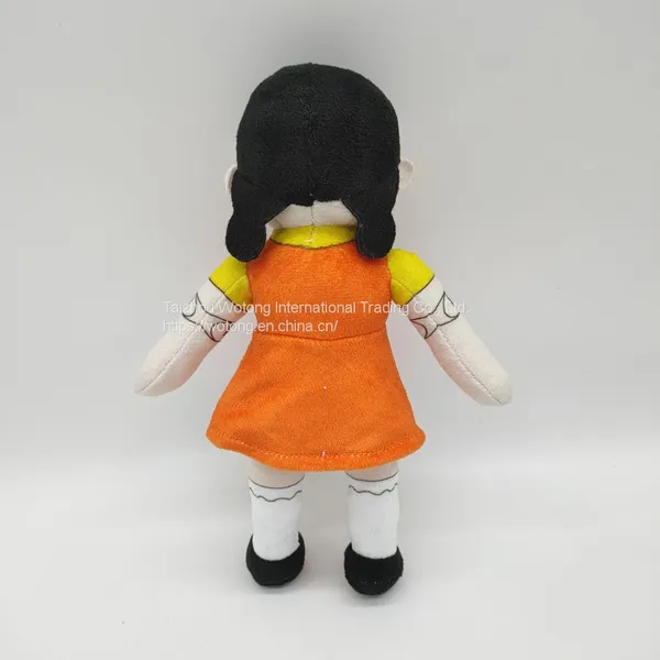 Squid Games Korea TV Character Cartoon Stuffed Ornament Plush Toy 22cm Girl Doll photo-3