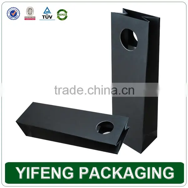 Customer Printing Wine Bottle Carrier Packaging In Carrugate Paper photo-4
