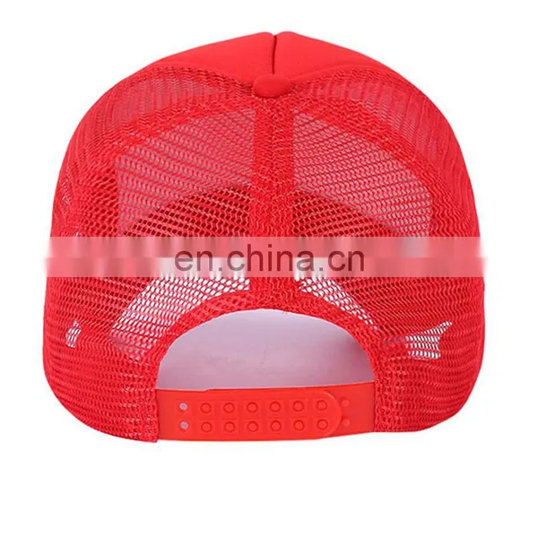 Promotional Unisex Trucker Hat Foam Mesh Blank Truck Cap Custom Embroidery Logo Trucker Cap Hat photo-4