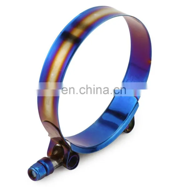 3 Inch 78-86mm Hose Clamps Stainless Steel, 76mm Silicone Hose Clamps Titanium Adjustable