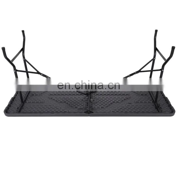 Portable Outdoor Patio Furniture Rectangular Plastic Foldable Banquet Catering Bbq Camping Picnic Folding Table photo-2
