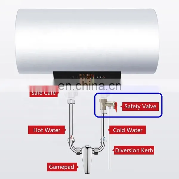 Electric and Solar Water Heater Brass Safety Relief Valve 1/2