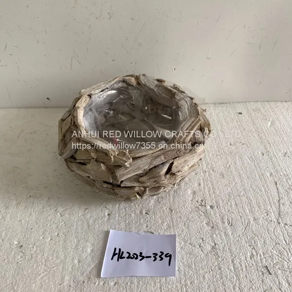 Natural New Garden Flower Basket Fir Material for Home Garden