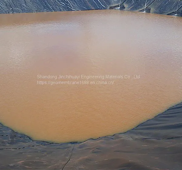 2.0mm Thick HDPE Geomembrane for Mud Lagoon Anti-seepage Engineering photo-3