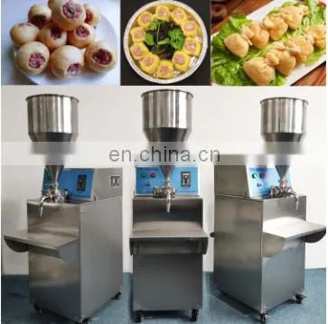 Automatic Gluten Stuffing Machine Gluten Filling Egg Dumplings Meat Lotus Root Box Eggplant Box Machine photo-5