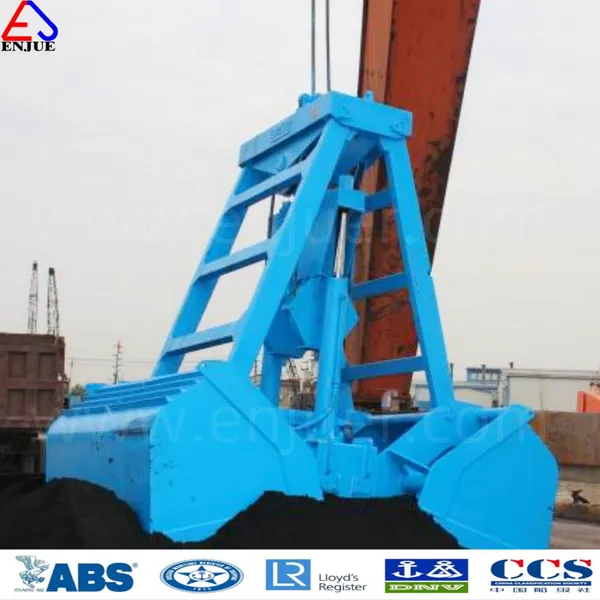 Single Rope Hydraulic Radio Remote Controlled Clamshell Grab Bucket photo-3