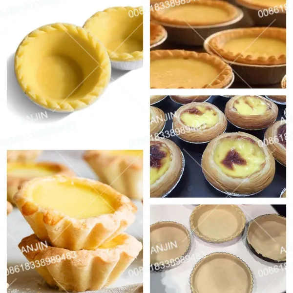 Automatic Rectangle Egg Tart Machine Tart Maker Pie Crust Egg Tart Shell Press Egg Tart Filling Dispenser photo-3