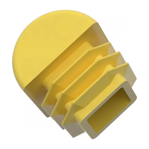 Plastic Square Tubing Plugs With Domed Top photo-4