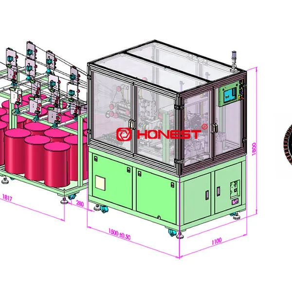 Wheel Hub Motor Winding Machine