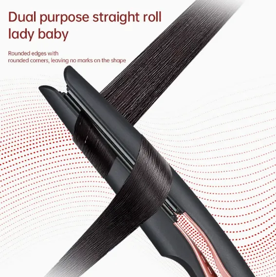 Splint Quick Heat Straightener/Curling Electric Splint/LCD Display Roll Straightening Dual Use（Wechat:13510231336） photo-4