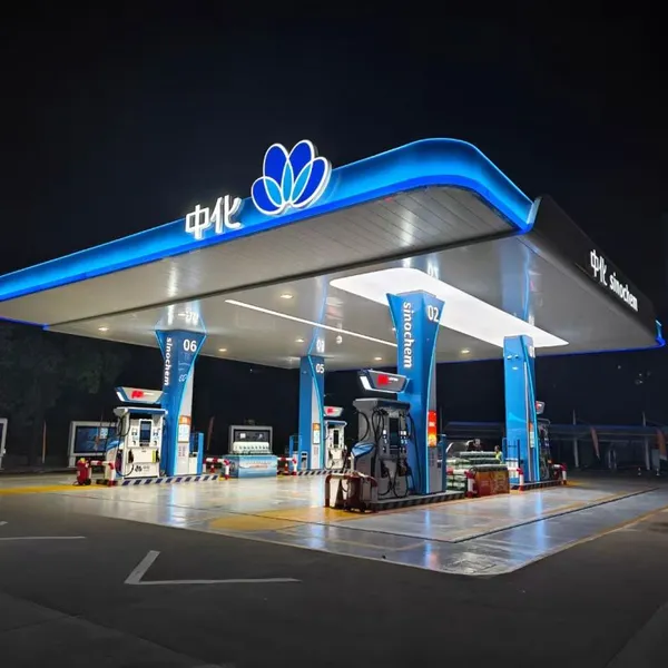 Sinochem Petroleum Gas Station Complete Construction Solution