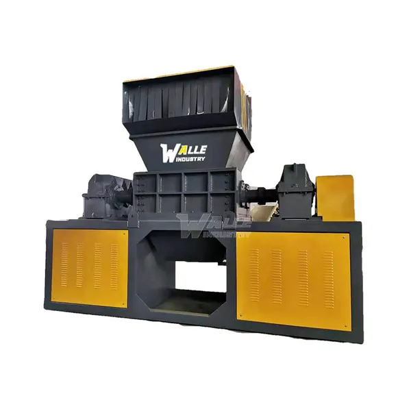 High-Efficiency Beverage Can Dual-Shaft Shredding Equipment, Food Waste Shredding Production Line