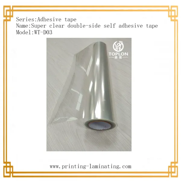Super clear tape/WT-D03: Seld adhesive tape Double side tape for wedding frame Glass tape Acrylic tape