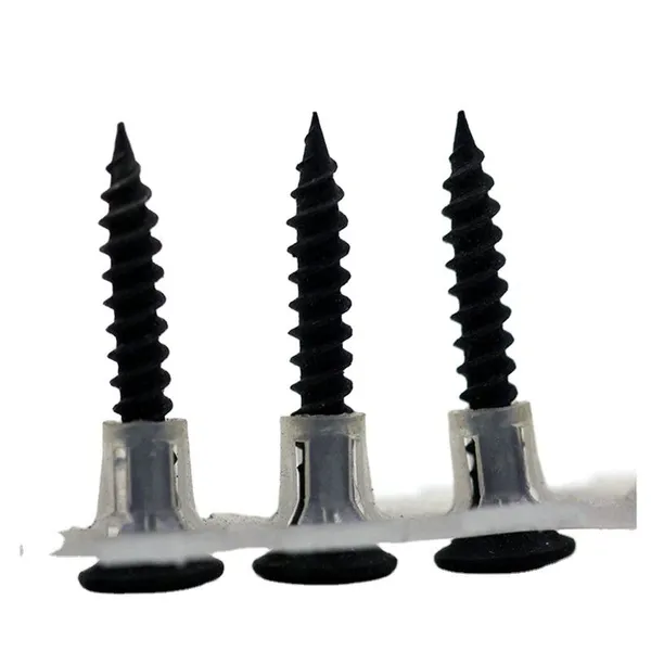 China Supply Quality Assured Collated Drywall Screws Black Phosphate Coarse Thread Plastic Strip, Compatible With All Major Screw Guns photo-2
