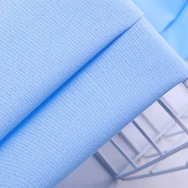 T/C65/65 45X45 96x72 58/60 Trueran 76618 White Poplin Blended Plain Woven Fabric Commonly Used for Pocket Linings, Shirts, and Lightweight Apparel photo-2