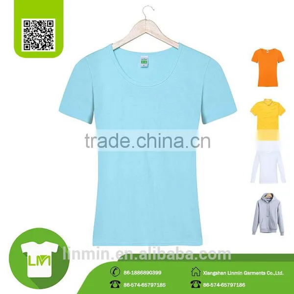 New Style Custom t Shirt, Soft Fabric Round Neck Woman Shirt photo-5