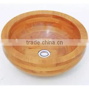 Norway Style Basin Wood Sink Basin