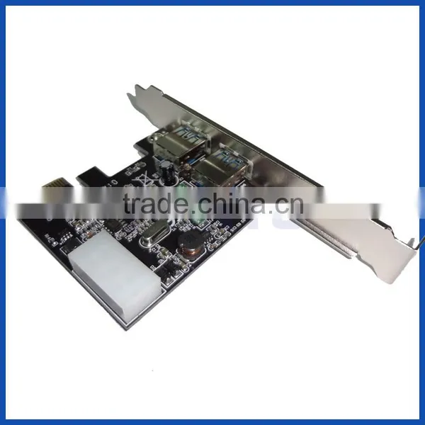 Panto 2-Port PCI-E to USB 3.0 Combo 5Gbps Expansion Card Adapter for Windows XP/7/8/10 photo-2