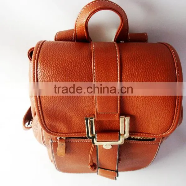 PU Leather Backpack And Fashionable Leather Bags For Girls photo-2