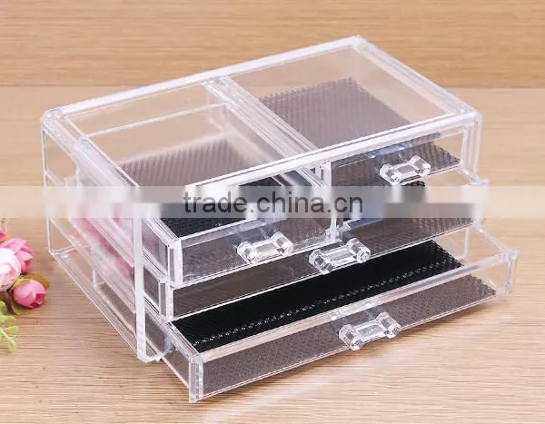 C13 ANPHY 4 Drawers PS Makeup Organizer Cosmetic Storage Box photo-5