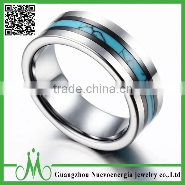 High Quality Shiny Tungsten Jewelry Silver Rings All Sizes Available Tungsten Steel Rings photo-5