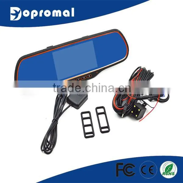 Gps 5 Inch Rearview Mirror 1080p Car Dvr Recorder Quality Choice photo-2