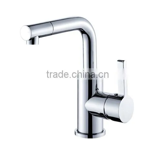 Deck Mounted Contemporary Sanitary Ware Bathroom Basin Mixer Taps photo-5