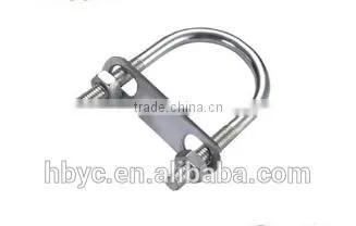 Low Carbon Steel Square Bend U-Bolt With 3/8-16 Thread, U-bolt Pipe Clamp photo-4