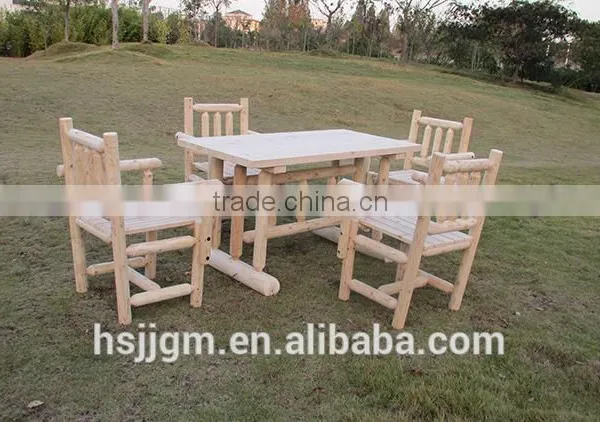 Wooden Outdoor Patio Furniture Set photo-2