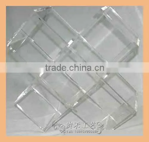Transparent Color Customized Acrylic CD Display Rack for Home Furniture photo-3