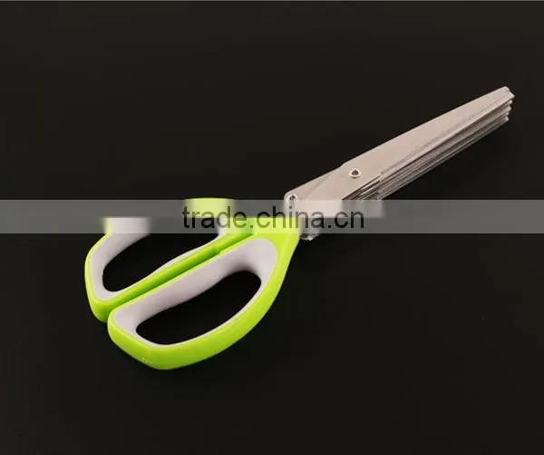 Hot Amazon 5 Blades Stainless Steel Shears with Cleaning Comb