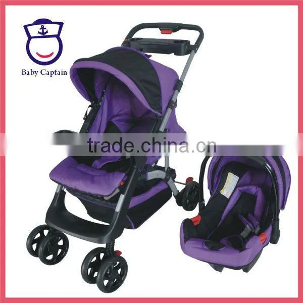BS-D04 Luxury Travel System BABY STROLLER With 6 Stroller Wheels