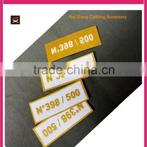 New Laser Cut Iron on Backing Full Woven Label Patch