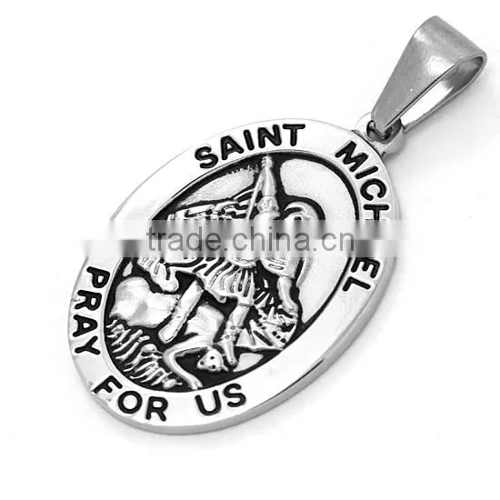 Rosaries Religious Catholic Pendant in Stainless Steel Catholic Religious Souvenir Wholesale Rosary Parts