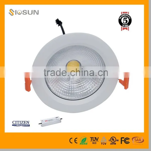 15w IP44 1800Lumen AC85-265V 5 Years Warranty COB LED Slim Downlight photo-4