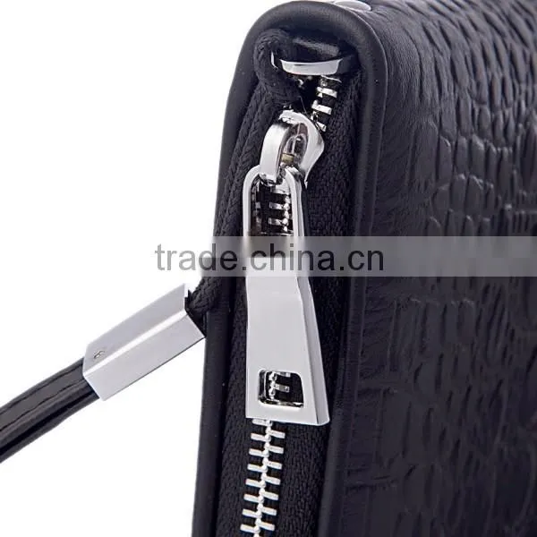 Multi Currency China Wholesale Full Grain Leather Wallet photo-2