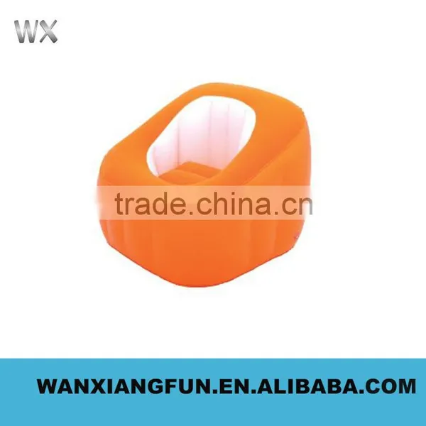 Durable Flocked Inflatable Sofa photo-2